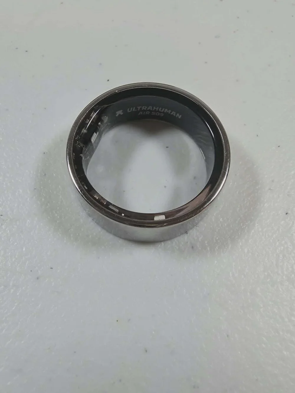 ULTRA HUMAN AIR SMART RING HEALTH MONITOR AIR SILVER SIZE 9 NEW